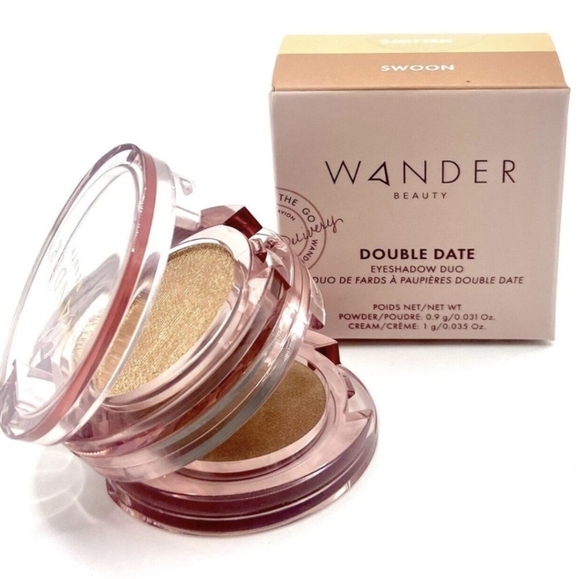 NIB Wander Beauty Double Date Eyeshadow Duo Smitten and swoon 1.9g - Picture 1 of 13